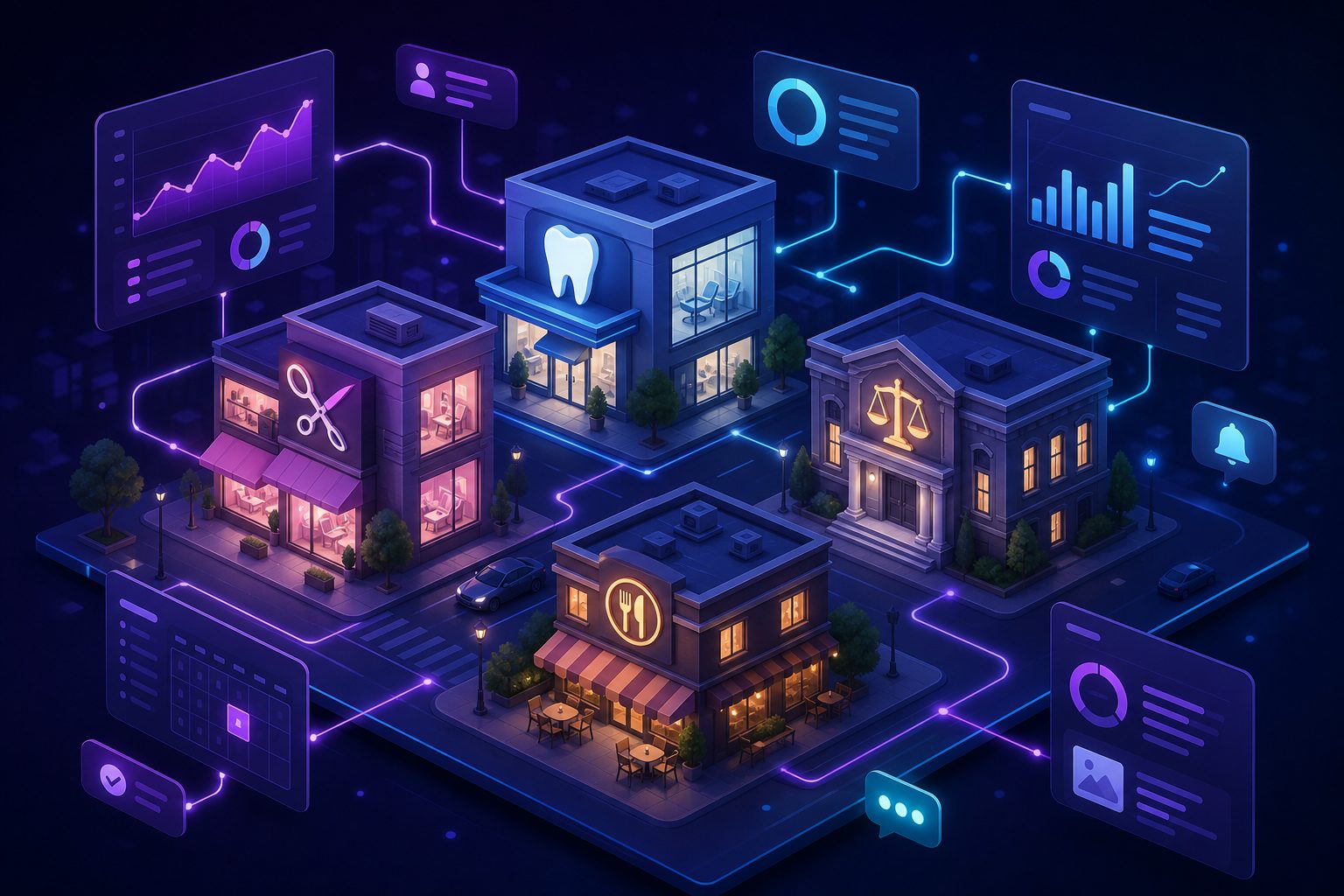 Local businesses connected to digital growth tools — Adsify